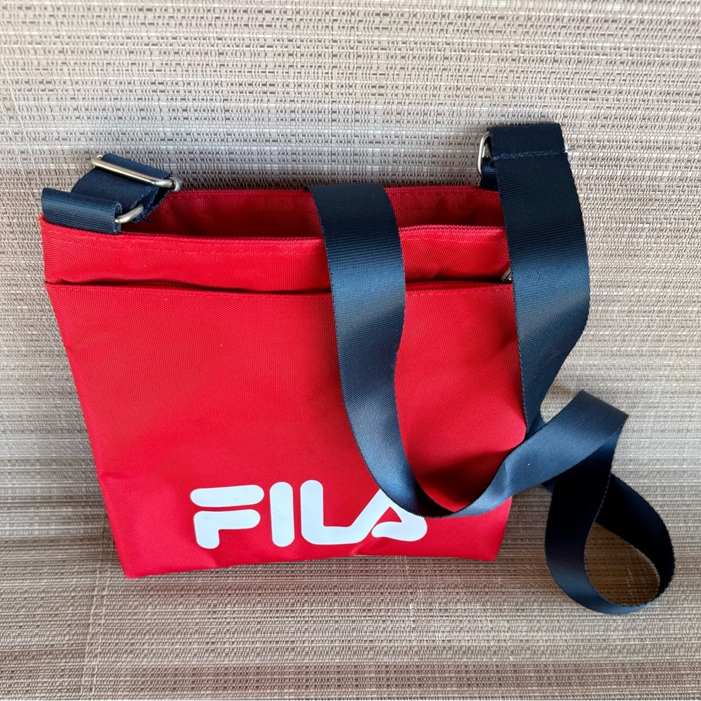 Fila Red and Black Shoulder Bag